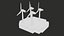 Site de ferme éolienne de dessin animé Lowpoly PBR