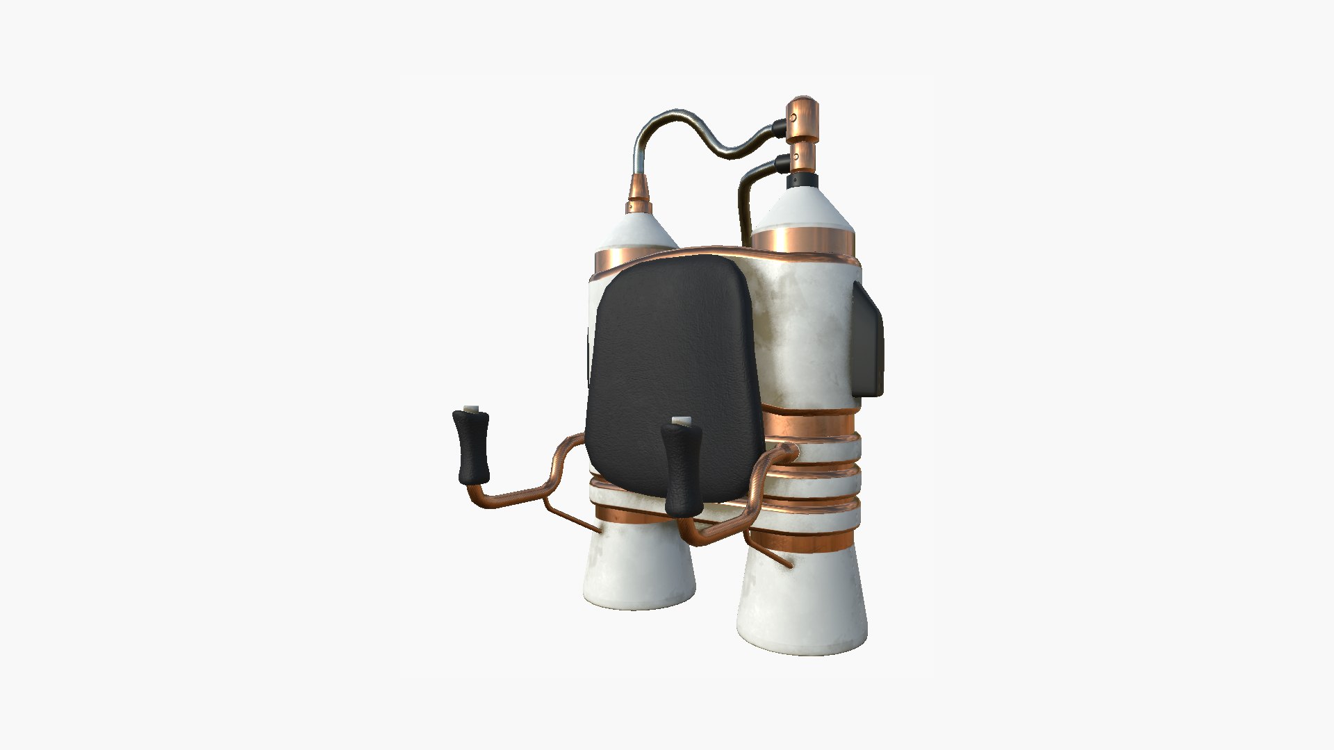3D Jetpack E01 White Copper - SciFi Character Design Model - TurboSquid ...