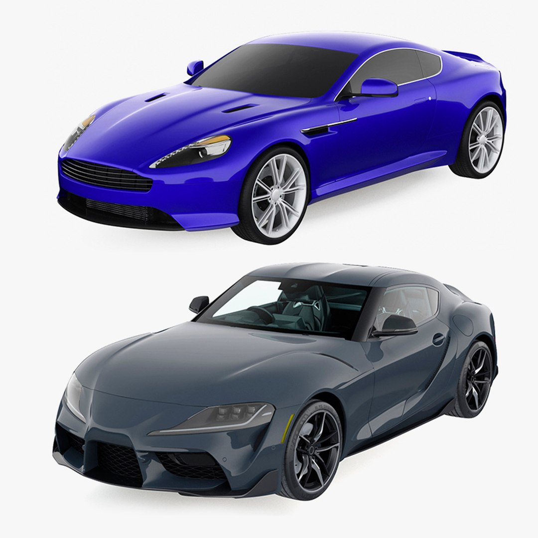 Sport Cars Collection 3D model preview