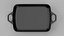 Plat de cuisson rectangulaire