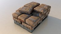Cement Bags on Pallet