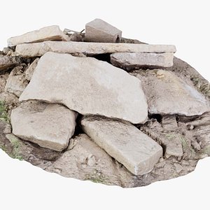 3D model Rubble 06 Remastered