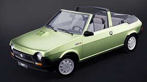 1981 Fiat Ritmo Cabrio Bertone 3D model