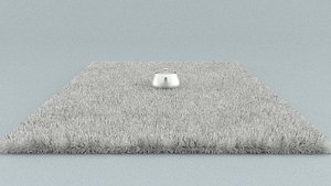 laos Bathroom Carpet 3D model