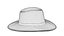 Cappello Fedora a tesa larga color verde acqua