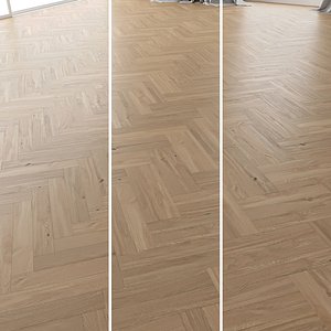 parquet oak molasses sanded 3D