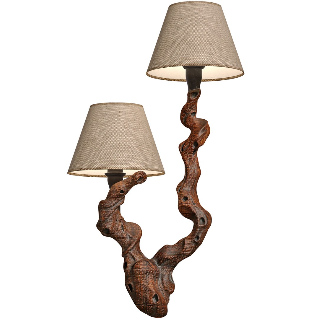 3D Rustic style wall Lamp sconce made of natural wood Sculptural 3D model https://p.turbosquid.com/ts-thumb/x1/IQPfmR/eI/fd5/jpg/1764860370/1920x1080/fit_q87/3798502e781e91d4f5442b90dbab33c26eccc985/fd5.jpg