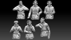 German tank crew ww2 3D