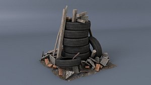Scrap Wheel Asset