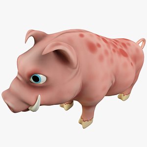 Cartoon Boar
