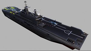 Aircraft Carrier TP19 3D model