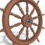 Hand Wheel of ships PBR low poly