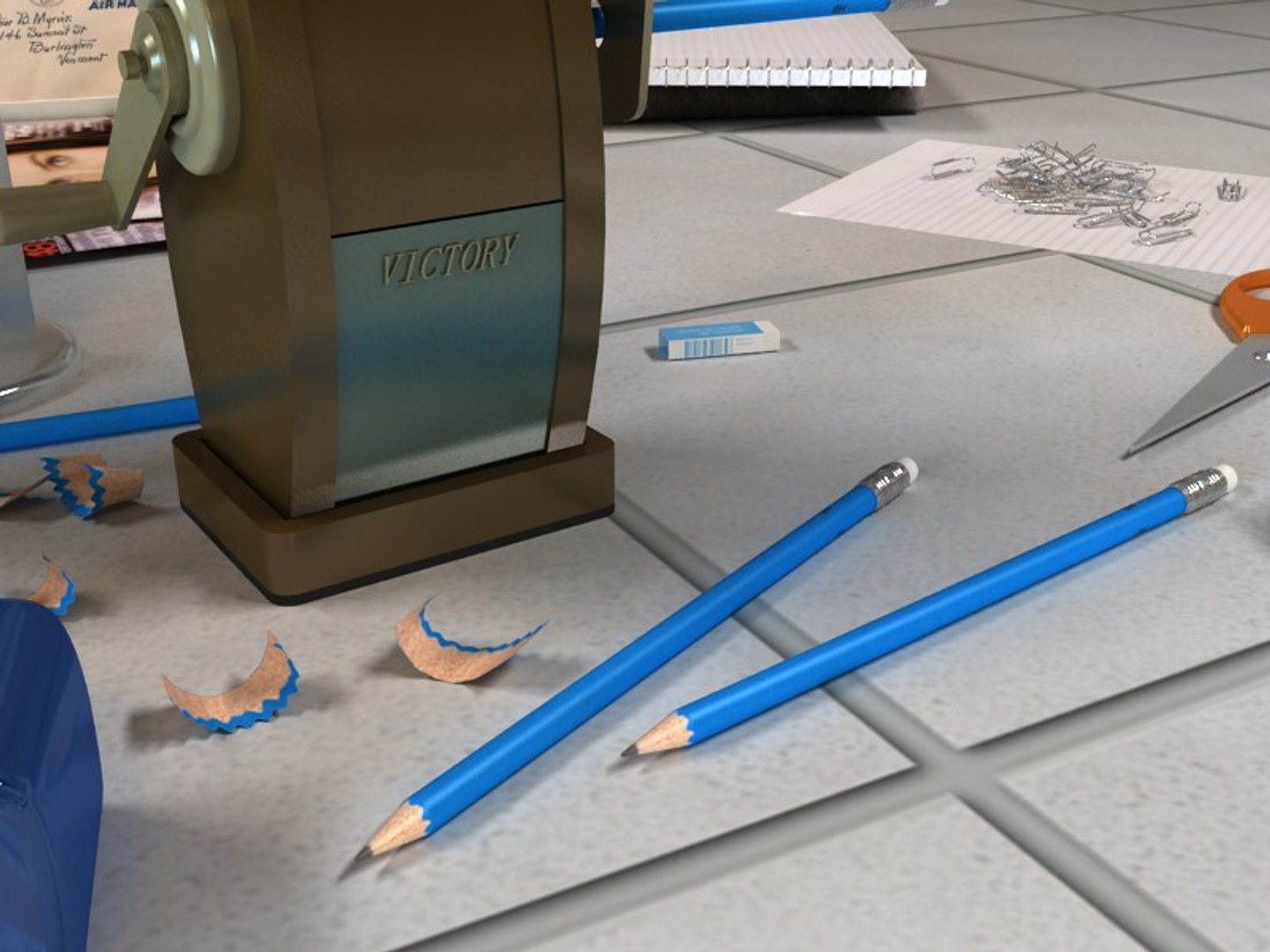 3d Model Office Clutter Vol 2