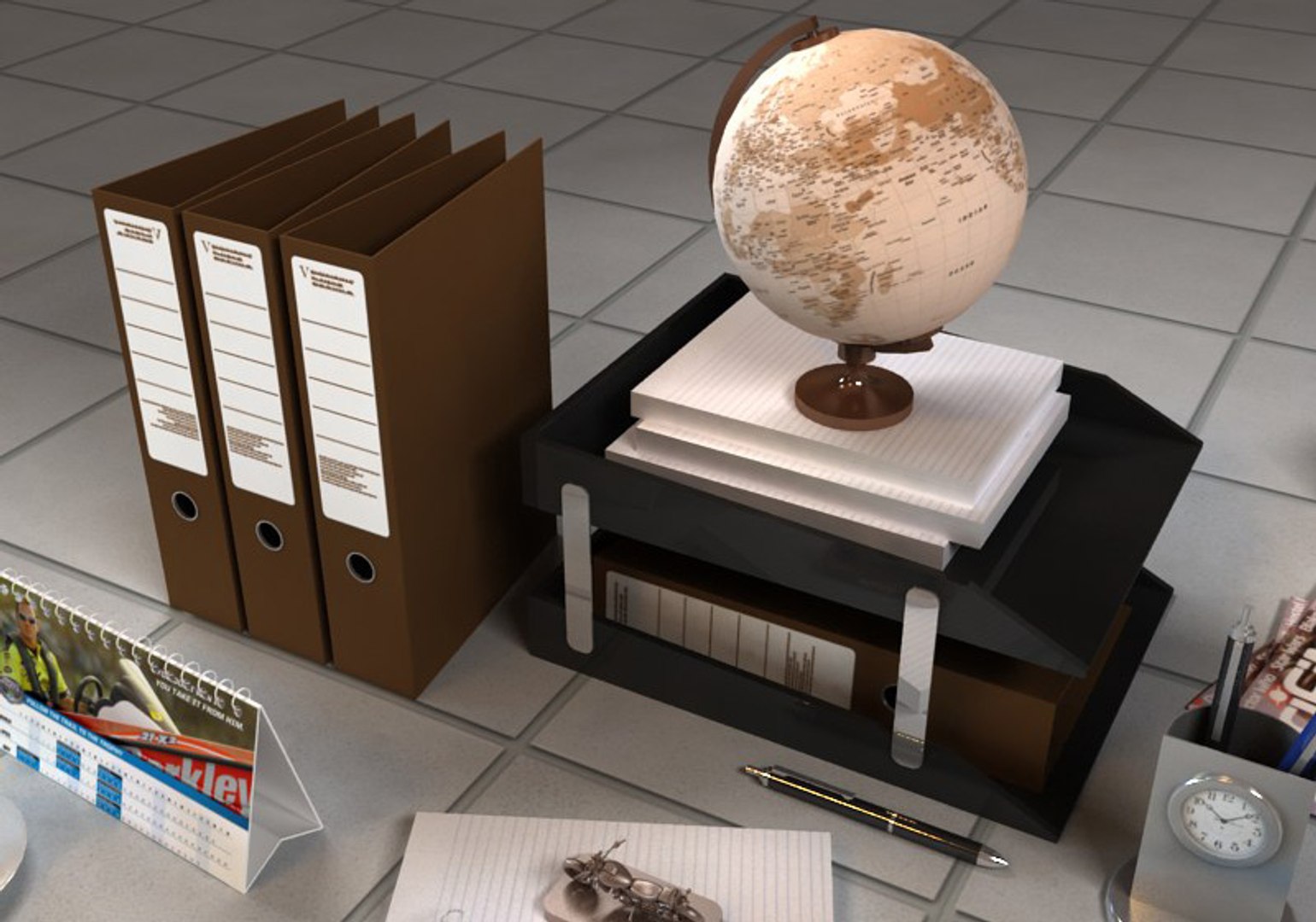 3d Model Office Clutter Vol 2