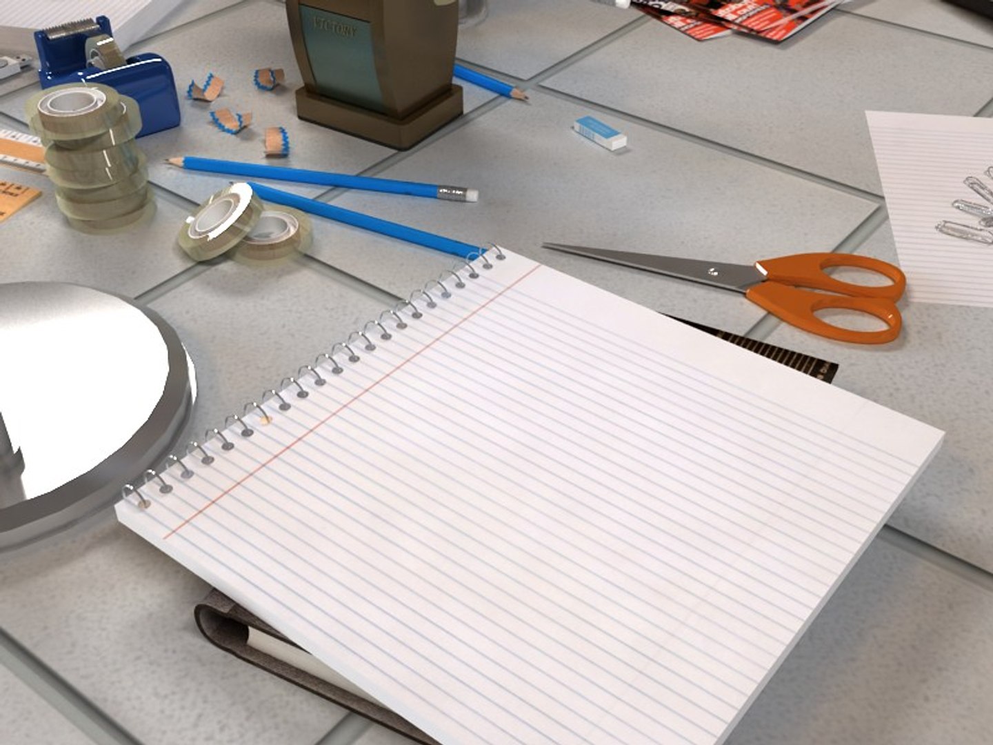 3d Model Office Clutter Vol 2