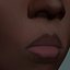 Stylized black woman character 3 model