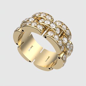 Flexible Chain Links Distinct Wedding Ring JDBCo
