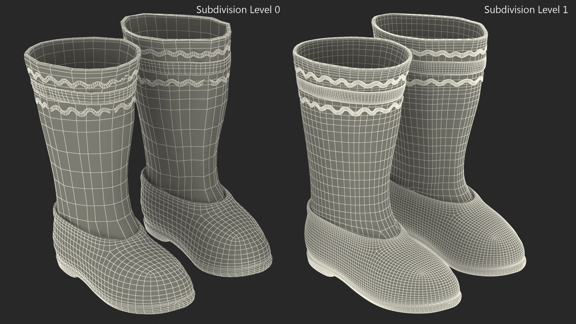 3D White Felt Boots With Rubber Waterproof Galoshes Fur model https://p.turbosquid.com/ts-thumb/x1/fTwqnL/5n/whitefeltbootswithrubberwaterproofgaloshesfurvray3dmodel016/jpg/1663711589/1920x1080/fit_q87/bd04b450872f5138c45bfc208d40e7a9884c1203/whitefeltbootswithrubberwaterproofgaloshesfurvray3dmodel016.jpg