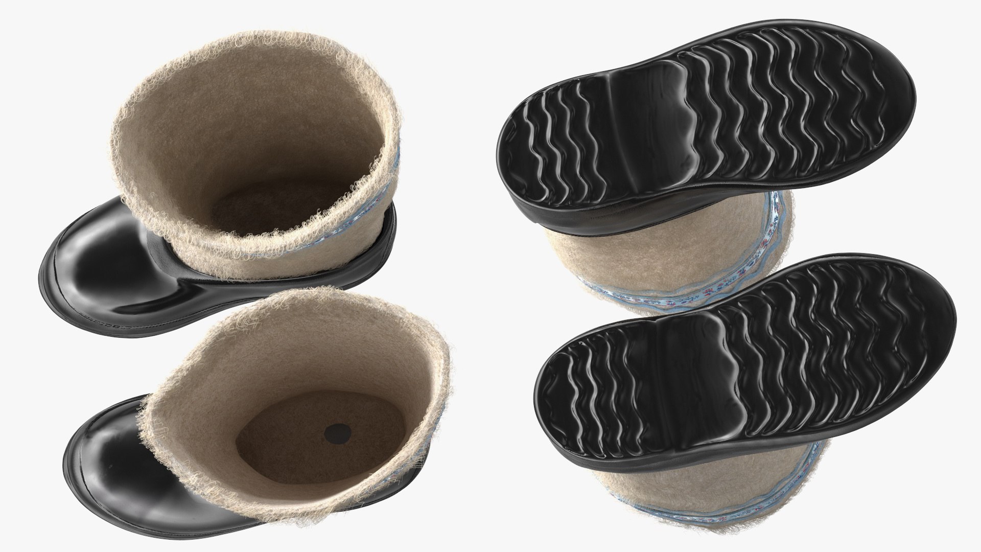 3D White Felt Boots With Rubber Waterproof Galoshes Fur model https://p.turbosquid.com/ts-thumb/x1/fTwqnL/60/whitefeltbootswithrubberwaterproofgaloshesfurvray3dmodel010/jpg/1663711569/1920x1080/fit_q87/c7582d27bf6966c9a550fbbf34e2f3f85156c964/whitefeltbootswithrubberwaterproofgaloshesfurvray3dmodel010.jpg