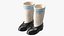 Bottes en feutre blanc avec fourrure de galoches imperméable en caoutchouc