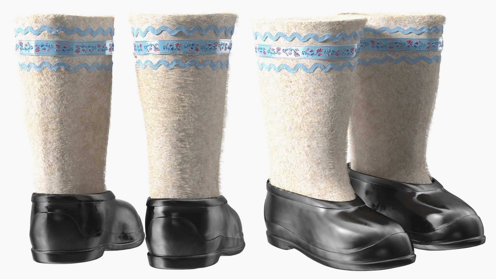 3D White Felt Boots With Rubber Waterproof Galoshes Fur model https://p.turbosquid.com/ts-thumb/x1/fTwqnL/Yn/whitefeltbootswithrubberwaterproofgaloshesfurvray3dmodel009/jpg/1663711567/1920x1080/fit_q87/8a7420280105d2c4c992a7876875fb897131cba7/whitefeltbootswithrubberwaterproofgaloshesfurvray3dmodel009.jpg