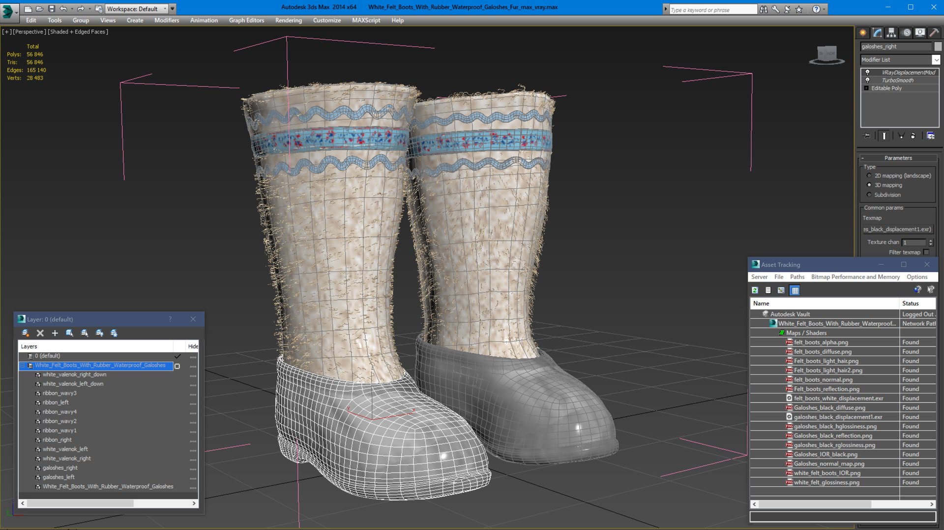 3D White Felt Boots With Rubber Waterproof Galoshes Fur model https://p.turbosquid.com/ts-thumb/x1/fTwqnL/bb/whitefeltbootswithrubberwaterproofgaloshesfurvray3dmodel019/jpg/1663711599/1920x1080/fit_q87/fc7f1090a227301150b53726dd071c3588bd166a/whitefeltbootswithrubberwaterproofgaloshesfurvray3dmodel019.jpg