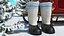 Bottes en feutre blanc avec fourrure de galoches imperméable en caoutchouc