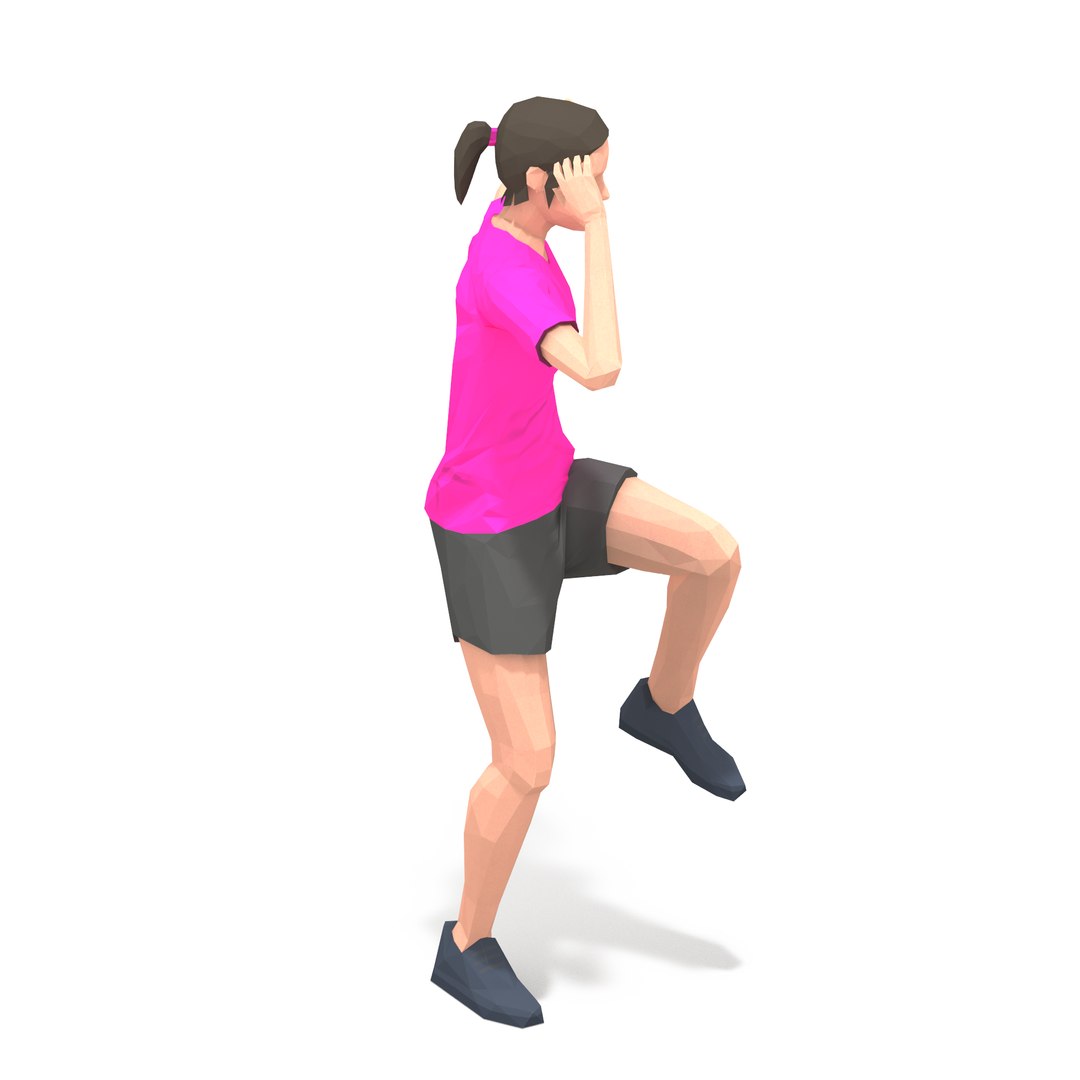 3D Animations Exercise Woman Model - TurboSquid 1706719
