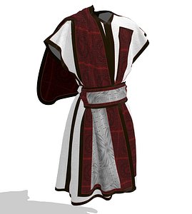 clothes tunics ancient roman model