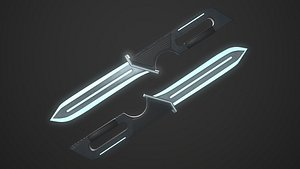 Sci-Fi Knife 3D