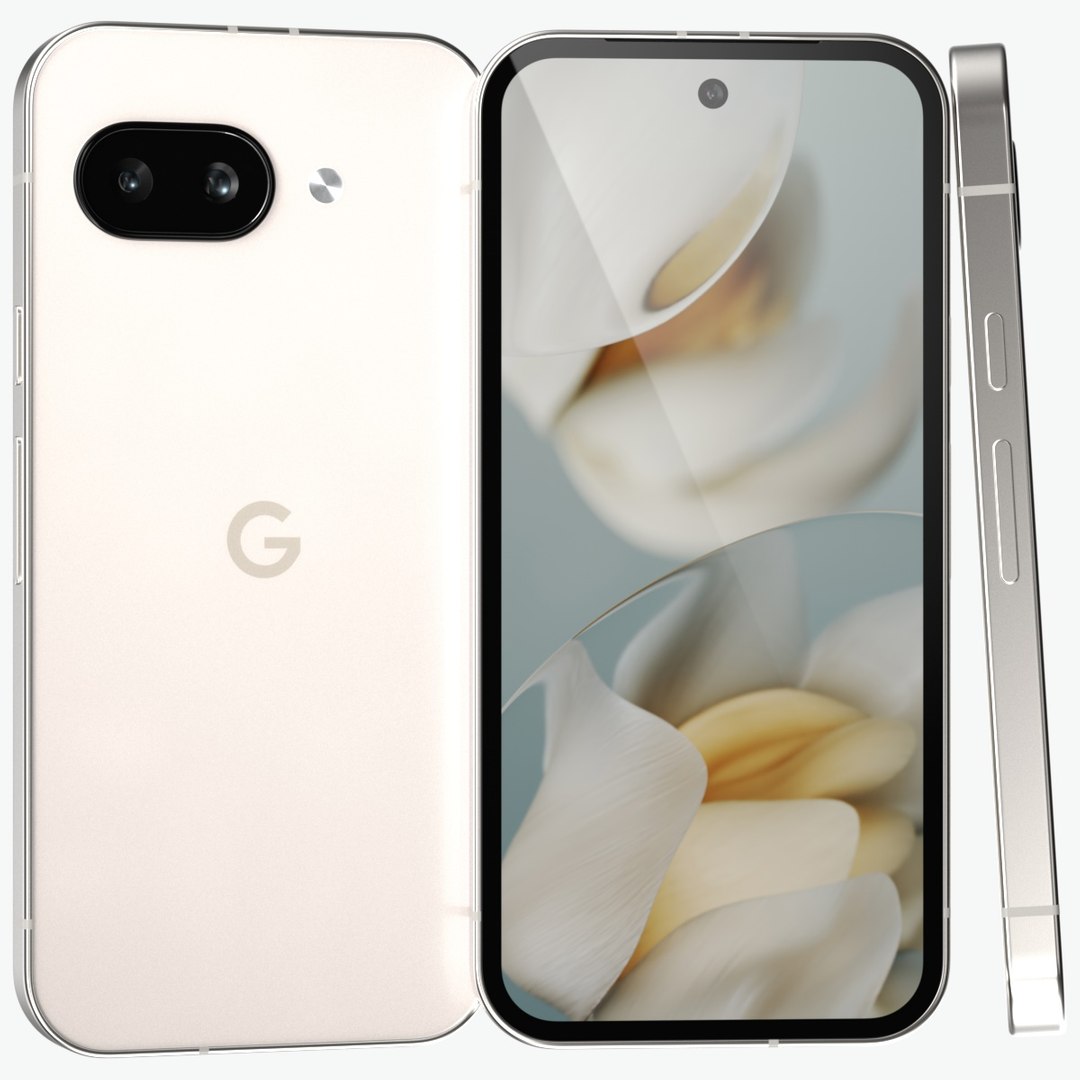 3D Google Pixel 9a Porcelain - TurboSquid 2371288