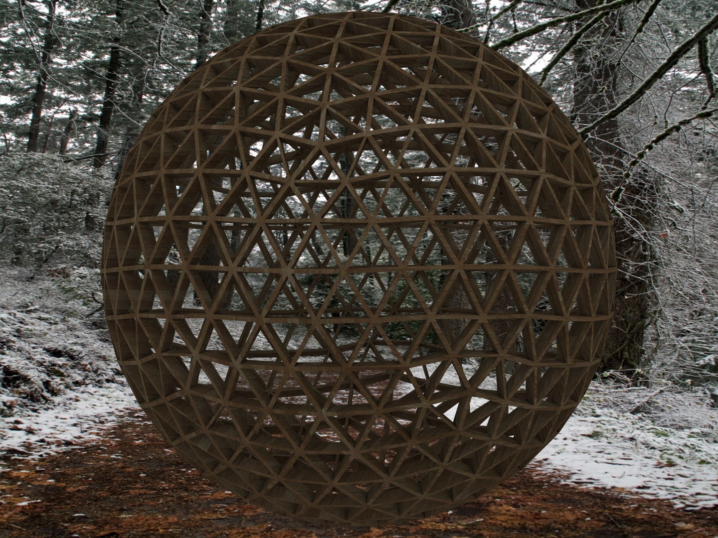 3D Wireframe Shape Frequency Geodesic Sphere - TurboSquid 2189430