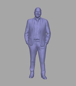 3D scanned background model