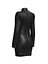 Vestido acolchado de piel mujer modelo 3d