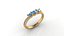 Jewelry Rings For Women Jewellery solitaire wedding engagement Women Ring STL 3DM