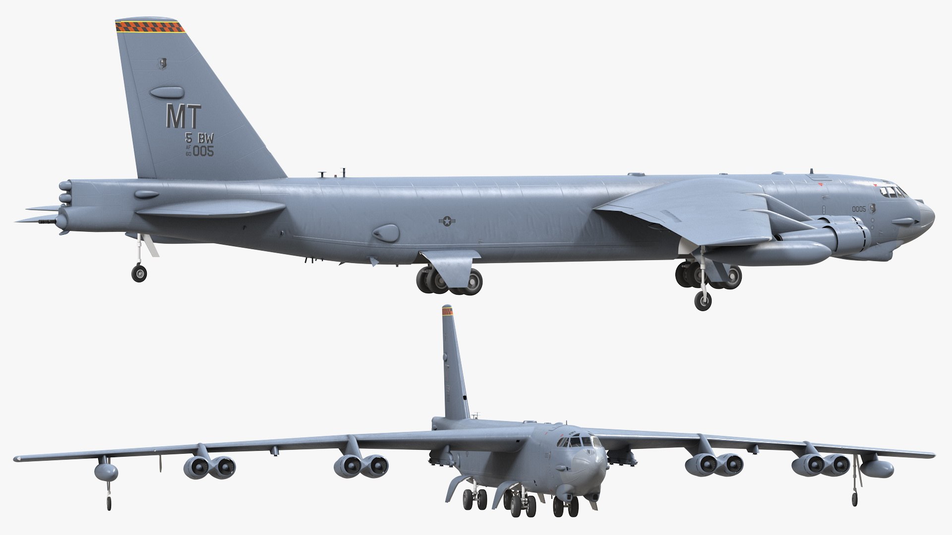 Boeing B52 Stratofortress Strategic 3D Model - TurboSquid 1574818