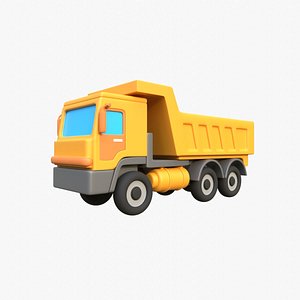 3D Construction Truck model