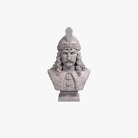 Vlad the Impaler Bust Sculpture 3D Print Model STL File Printable Bust