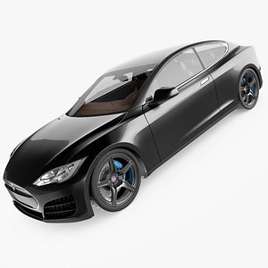 tesla s coupe 3d max