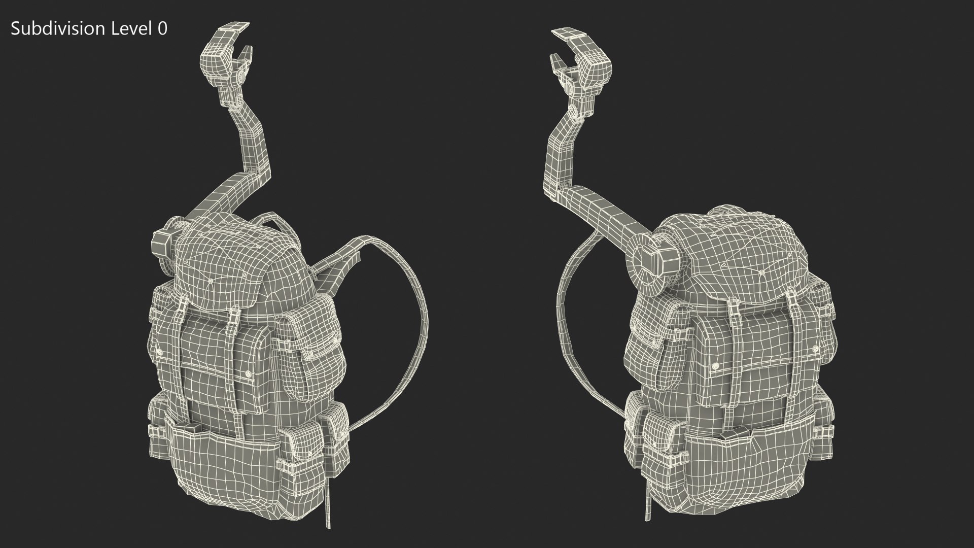 3D Military Backpack with Manipulator model https://p.turbosquid.com/ts-thumb/x2/DXyVpM/8i/militarybackpackwithmanipulator3dsmodel012/jpg/1700687906/1920x1080/fit_q87/99aaabf71ab9f7eb91f42337ec032106ad3663af/militarybackpackwithmanipulator3dsmodel012.jpg