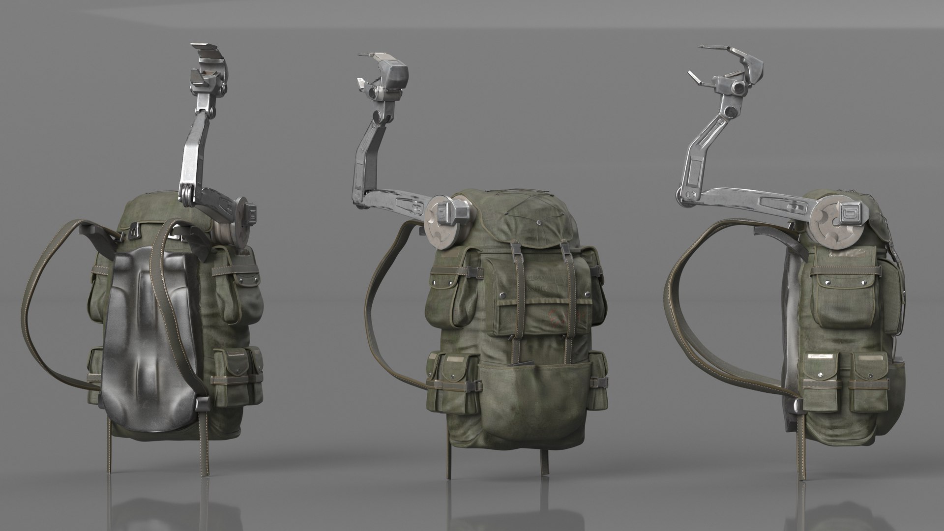 3D Military Backpack with Manipulator model https://p.turbosquid.com/ts-thumb/x2/DXyVpM/pg/militarybackpackwithmanipulator3dsmodel004/jpg/1700687869/1920x1080/fit_q87/3b73765214cfc3b332d55d1427cf05567ab69a30/militarybackpackwithmanipulator3dsmodel004.jpg