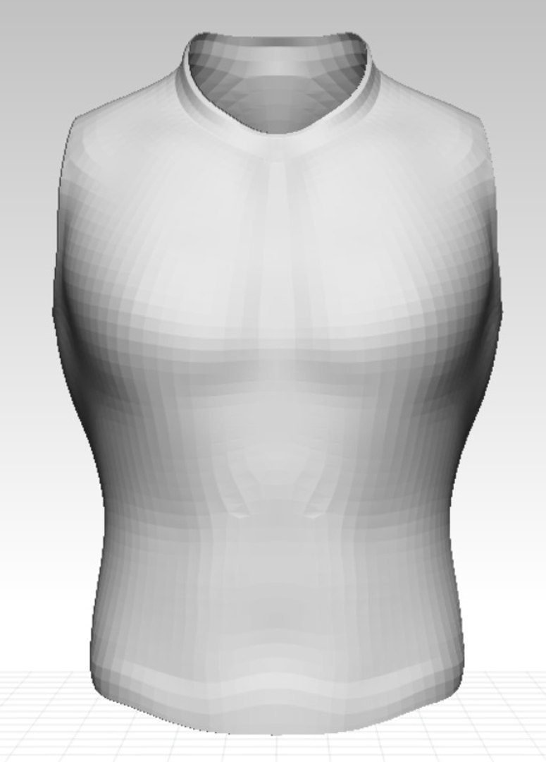 3d Armor Base Mesh Model