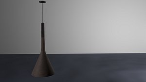 realistic leather lamp 3D model