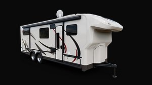 3D Motorhometrailer model