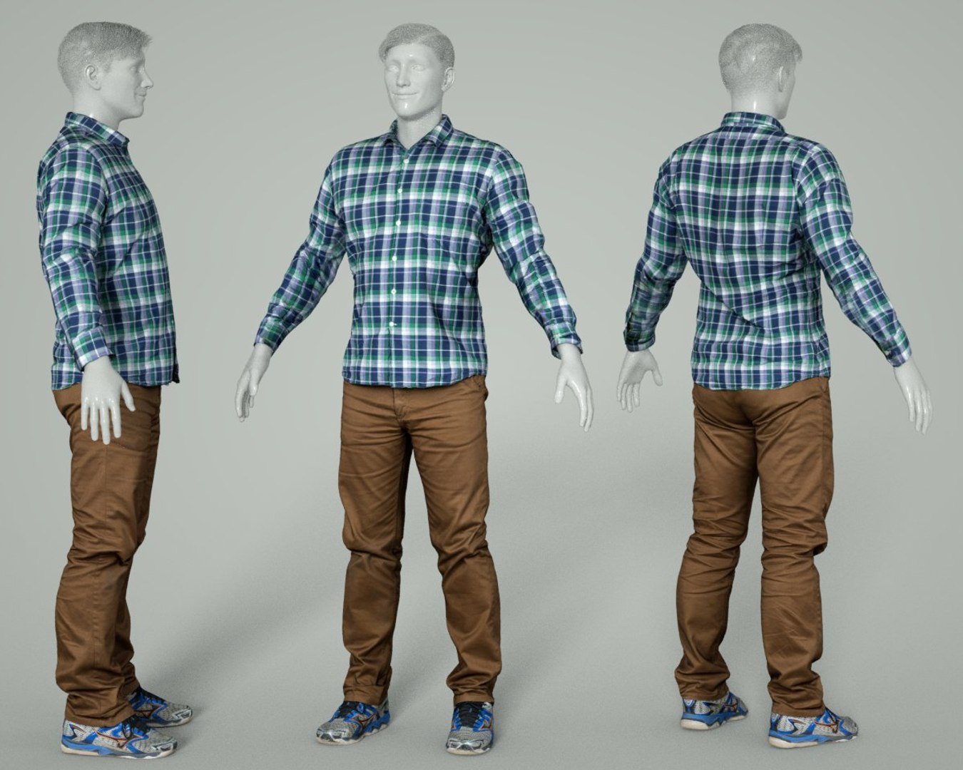 Male Clothing Outfit 3D - TurboSquid 1329867