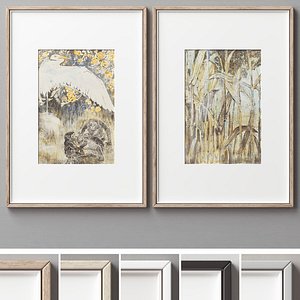 Picture Frames Set-497 3D model