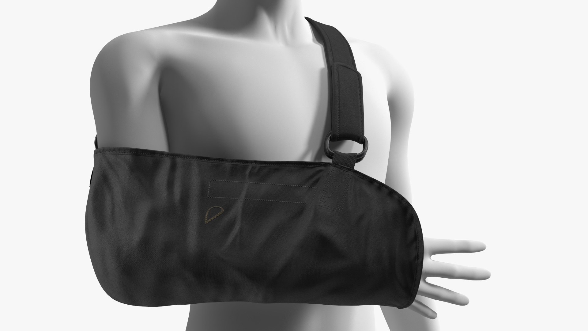 Arm Sling Bandage Right Hand Black 3D - TurboSquid 1868010