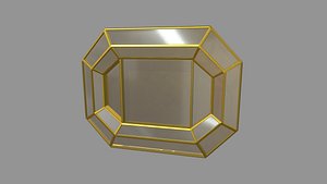 Gold Antique Mirror 01