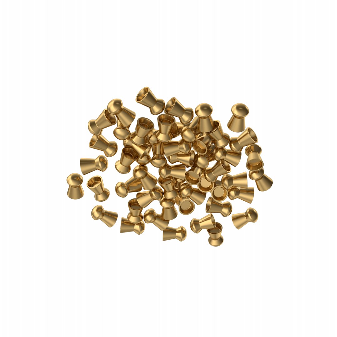 Gold Airgun Pellets 3D Model - TurboSquid 1915275