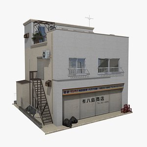 3D Japanese Building 2 model